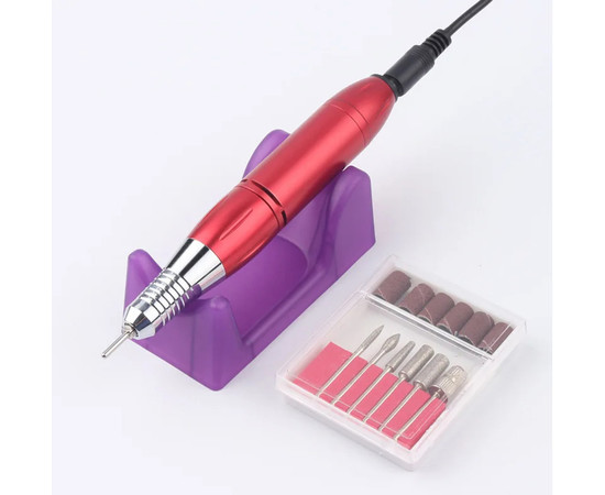 Зображення 4 Ручка-фрезер РВ – 101 металева – 30 000 об.хв. на 30 Вт. Червоний