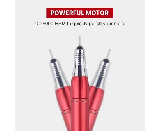 Зображення 6 Ручка-фрезер РВ – 101 металева – 30 000 об.хв. на 30 Вт. Червоний