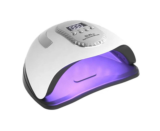 Изображение 5 Универсальная UV/LED лампа Sun S5 для сушки гель лака (с дисплеем, сьемное дно), 280 Вт. Белый
