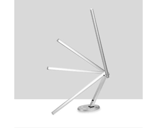 Зображення 4 Світлодіодна настільна LED лампа FS-026 для освітлення (на підставці), 10 Вт.Срібло