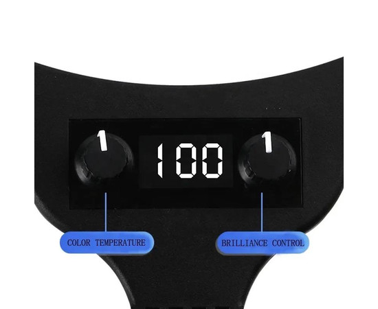 Зображення 6 Світлодіодна LED-панель ZL-QP330 – 33см. (Кільцева лампа) для студійного освітлення, на штативі 210см., 24 Вт.