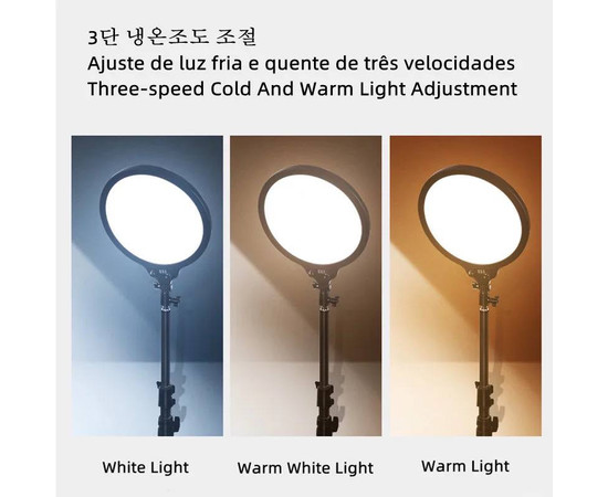 Зображення 8 Світлодіодна LED-панель ZL-QP330 – 33см. (Кільцева лампа) для студійного освітлення, на штативі 210см., 24 Вт.