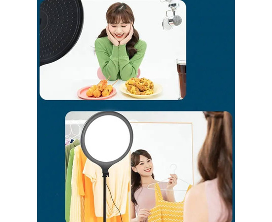 Зображення 5 Світлодіодна LED-панель ZL-QP260 – 26см. (Кільцева лампа) для студійного освітлення, на штативі 210см., 20 Вт.