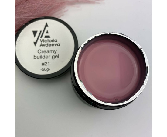 Зображення 2 Моделюючий крем-гель Victoria Avdeeva Creamy Builder Gel №21, 50 мл , Об'єм (мл, г): 50, Колір: 21