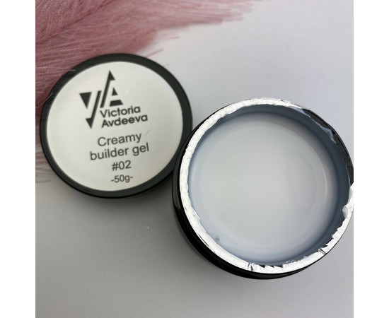 Зображення 2 Моделюючий крем-гель Victoria Avdeeva Creamy Builder Gel №02, 50 мл , Об'єм (мл, г): 50, Колір: 02