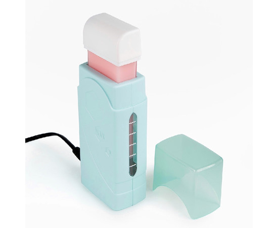 Зображення 2 Касетний воскоплав F0 на 100 мл. з одностороннім нагріванням для депіляції, 20 Вт. Бірюзовий, Об'єм (мл, г): 100, Колір: бірюзовий