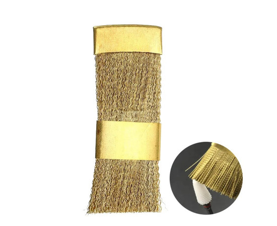 Изображение 11 Плоская жесткая щетка (2 см х 6 см) для чистки фрез (латунь)