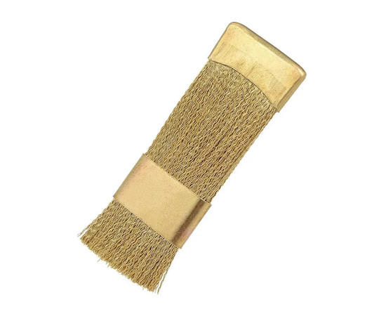 Изображение 5 Плоская жесткая щетка (2 см х 6 см) для чистки фрез (латунь)
