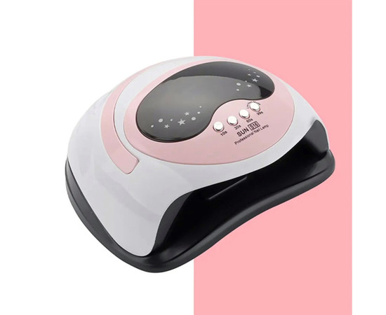 Зображення 4 SUN S16 на 168 Вт. - лампа для манікюру та педикюру (з таймером, дисплеєм та знімним дном) Рожевий
