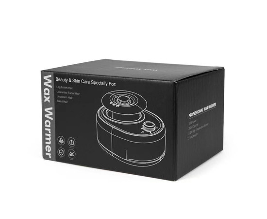 Зображення 4 Баночний воскоплав YSM-5005A з керамічною чашею для депіляції на 200 мл. та 100 Вт. Чорний, Об'єм (мл, г): 200, Колір: чорний