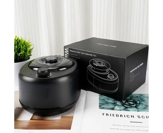 Зображення 3 Баночний воскоплав YSM-5005A з керамічною чашею для депіляції на 200 мл. та 100 Вт. Чорний, Об'єм (мл, г): 200, Колір: чорний