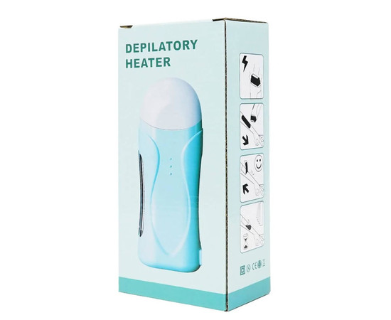 Изображение 5 Воскоплав кассетный Depilatory heater YSM-63A бирюзовый для депиляции ( без базы), 40 Вт.