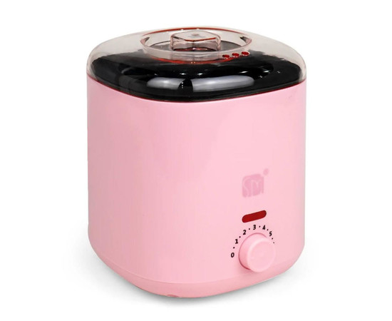 Зображення 3 Баночний воскоплав SS-002A з керамічною чашею для депіляції на 400 мл. та 100 Вт. Рожевий, Об'єм (мл, г): 400, Колір: Рожевий