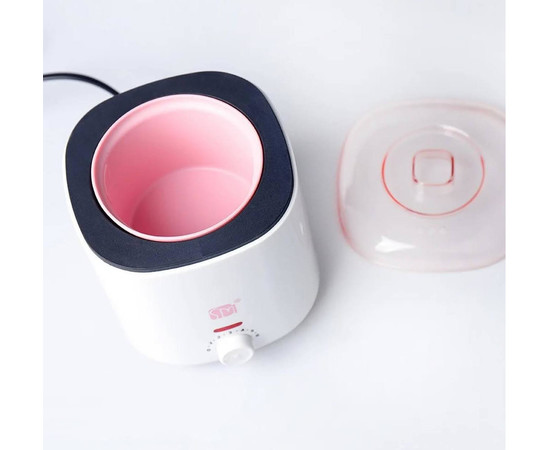 Изображение 10 Баночный воскоплав SS-002A с керамической чашей для депиляции - на 400 мл. и 100 Вт. Белый, Объем (мл, г): 400, Цвет: белый