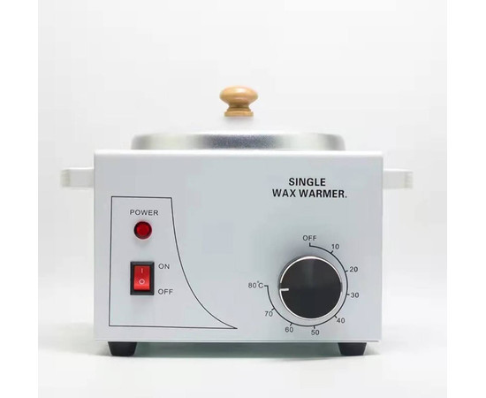 Изображение 5 Одинарный баночный воскоплав SM-186 для депиляции на 400 мл. и 100 Вт. Белый