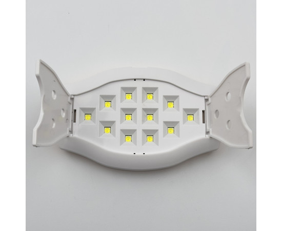 Изображение 3 Мини UV/LED лампа Sun 17 Plus для сушки ногтей на USB (складная), 48 Вт. Белый