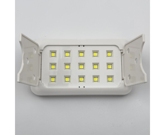 Изображение 2 Мини UV/LED лампа Sun 13 Plus для сушки ногтей (гель лака,гелевых типс, верхних форм) на USB, складная, 60 Вт. Белый