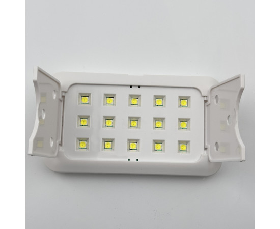 Изображение 2 Мини UV/LED лампа Sun 15 Plus для сушки ногтей (гель лака,гелевых типс, верхних форм) на USB, складная, 60 Вт. Розовый