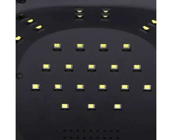 Изображение 3 UV/LED лампа T15 Chrom для маникюра и педикюра с дисплеем и таймером, 160 Вт. Синий с розовым