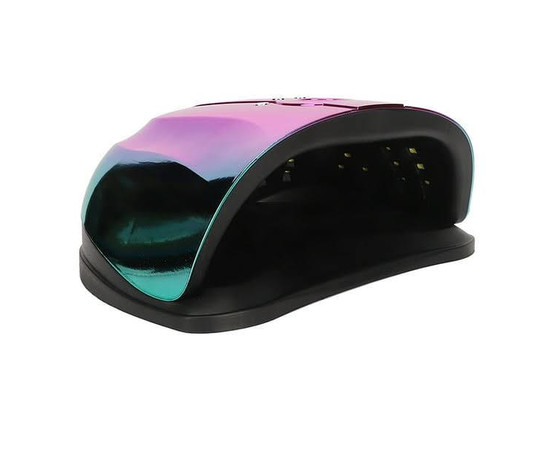 Зображення 5 UV/LED лампа T15 Chrom для манікюру та педикюру з дисплеєм та таймером, 160 Вт. Рожевий із зеленим