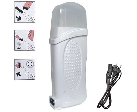 Изображение 3 Воскоплав кассетный на 40 Вт. Depilatory Heater (без базы, на 100 мл.) для депиляции Белый
