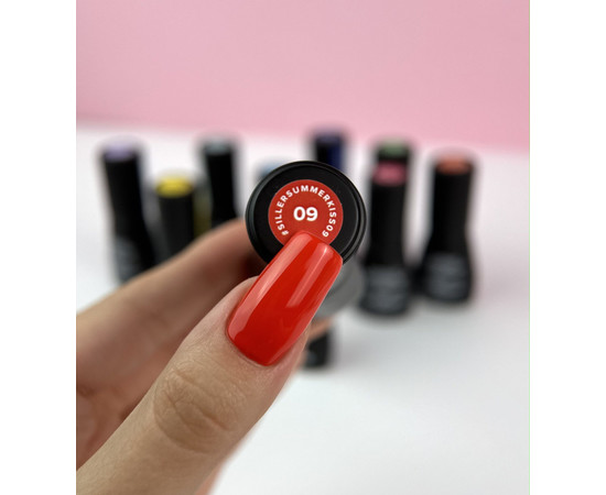 Изображение 2 Гель-лак для ногтей Siller Gel Polish Summer Kiss №09, 8 мл, Объем (мл, г): 8, Цвет: 09