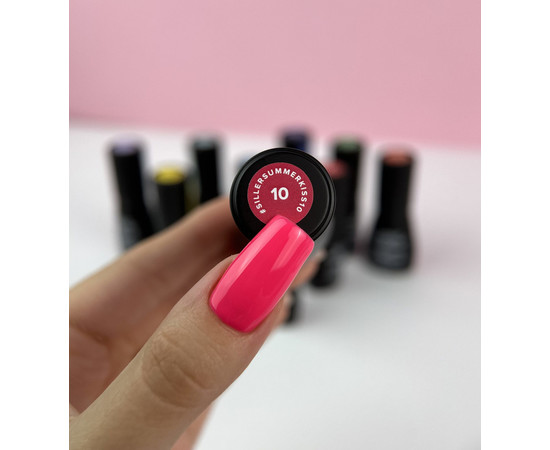 Зображення 2 Гель-лак для нігтів Siller Gel Polish Summer Kiss №10, 8 мл, Об'єм (мл, г): 8, Колір: 10