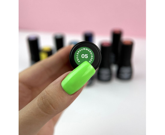 Зображення 2 Гель-лак для нігтів Siller Gel Polish Summer Kiss №05, 8 мл, Об'єм (мл, г): 8, Колір: 05