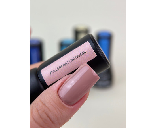 Зображення 2 Гель-лак для нігтів Siller Gel Polish Crazy in Love №08, 8 мл, Об'єм (мл, г): 8, Колір: 08