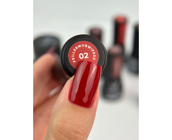 Зображення 2 Гель-лак для нігтів Siller Gel Polish Mob Wife №02, 8 мл, Об'єм (мл, г): 8, Колір: 02