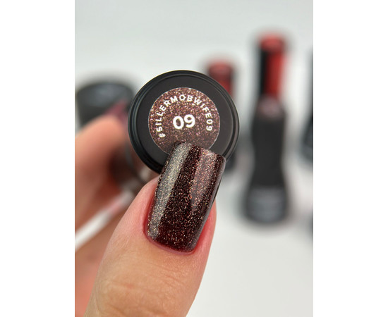 Зображення 2 Гель-лак для нігтів Siller Gel Polish Mob Wife №09, 8 мл, Об'єм (мл, г): 8, Колір: 09