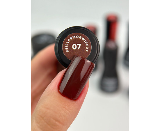 Зображення 2 Гель-лак для нігтів Siller Gel Polish Mob Wife №07, 8 мл, Об'єм (мл, г): 8, Колір: 07
