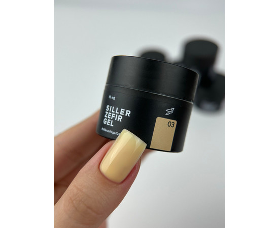 Зображення 2 Гель для нарощування нігтів Siller Zefir Gel №03, 30 мл, Об'єм (мл, г): 30, Колір: 03