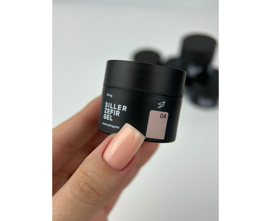 Зображення 2 Гель для нарощування нігтів Siller Zefir Gel №04, 30 мл, Об'єм (мл, г): 30, Колір: 04