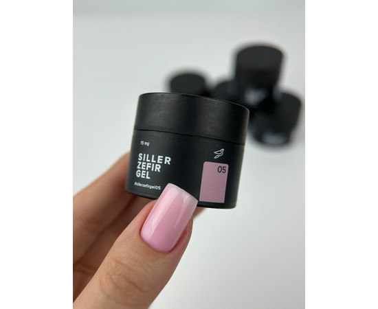 Зображення 2 Гель для нарощування нігтів Siller Zefir Gel №05, 30 мл, Об'єм (мл, г): 30, Колір: 05