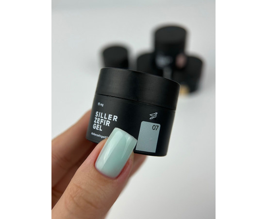 Зображення 2 Гель для нарощування нігтів Siller Zefir Gel №07, 30 мл, Об'єм (мл, г): 30, Колір: 07
