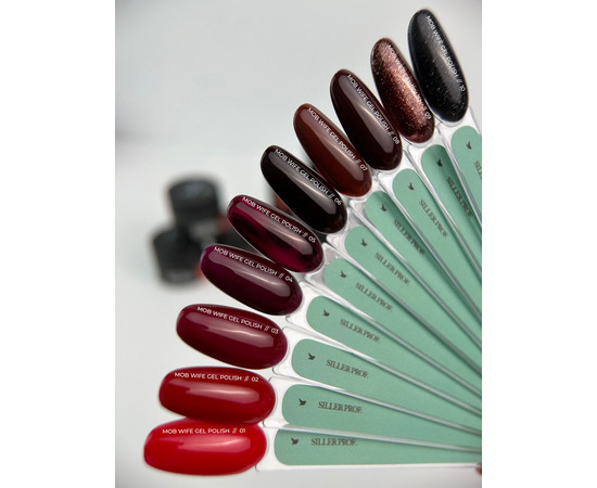 Зображення 4 Гель-лак для нігтів Siller Gel Polish Mob Wife №09, 8 мл, Об'єм (мл, г): 8, Колір: 09