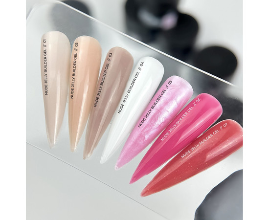 Зображення 2 Гель-желе для моделювання нігтів Siller Nude Jelly Builder Gel №07, 15 мл, Об'єм (мл, г): 15, Колір: 07