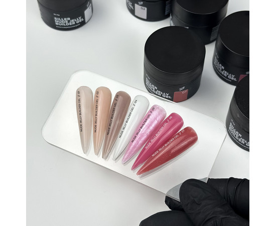 Зображення 3 Гель-желе для моделювання нігтів Siller Nude Jelly Builder Gel №05, 15 мл, Об'єм (мл, г): 15, Колір: 05