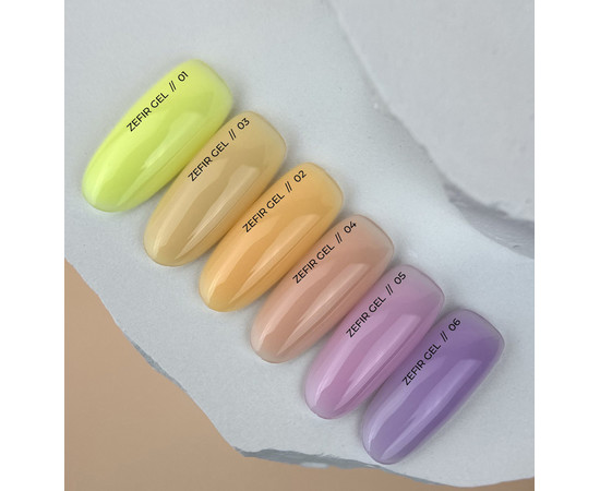 Зображення 2 Гель для нарощування нігтів Siller Zefir Gel №06, 30 мл, Об'єм (мл, г): 30, Колір: 06