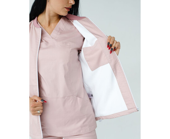 Зображення 7 Медична куртка жіноча Атланта лілова р. 54, "БІЛИЙ ХАЛАТ" 522-401-842, Розмір: 54, Цвет: фіолетовий