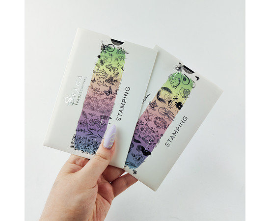 Изображение 3 Пластина для стемпинга Saga Professional №07 Summer