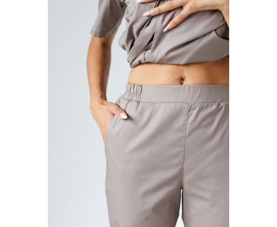 Изображение 6 Медицинский костюм женский Киото мокко р. 42, "БЕЛЫЙ ХАЛАТ" 519-421-679, Размер: 42, Цвет: мокко