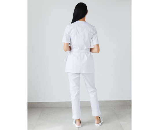 Зображення 2 Медичний костюм жіночий Кіото білий р. 48, "БІЛИЙ ХАЛАТ" 519-324-679, Розмір: 48, Цвет: білий