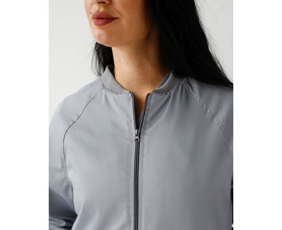 Зображення 3 Медична куртка жіноча Атланта сіра р. 50, "БІЛИЙ ХАЛАТ" 522-328-842, Розмір: 50, Цвет: сірий