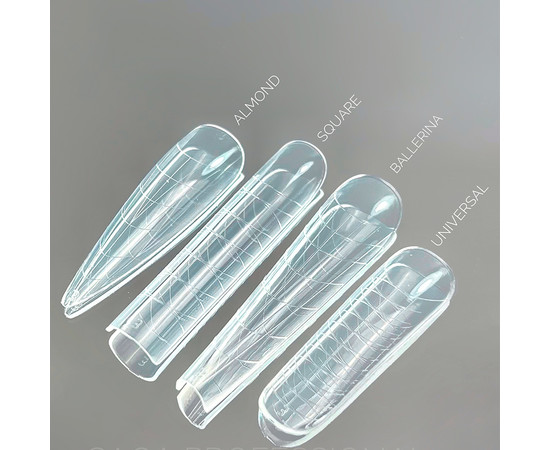 Изображение 3 Верхние формы для наращивания ногтей Saga Professional Almond, 24 шт