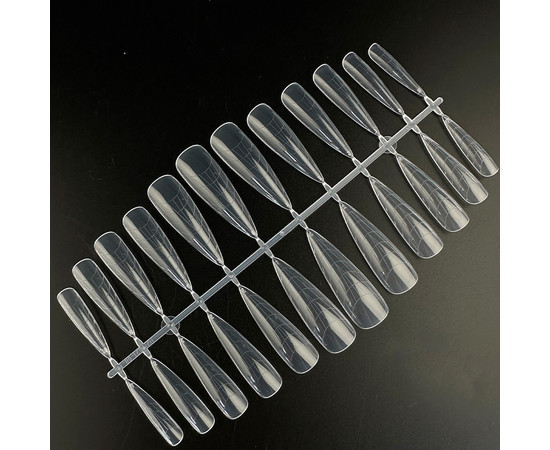 Изображение 2 Верхние формы для наращивания ногтей Saga Professional Almond, 24 шт