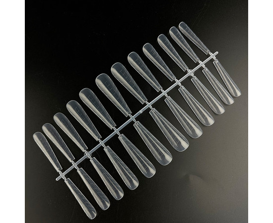 Зображення 2 Верхні форми для нарощування нігтів Saga Professional Ballerina, 24 шт