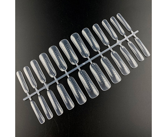 Зображення 2 Верхні форми для нарощування нігтів Saga Professional Universal, 24 шт