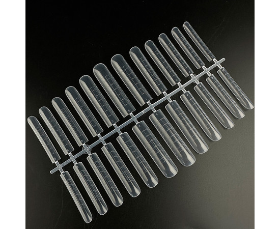 Изображение 2 Верхние формы для наращивания ногтей Saga Professional Square, 24 шт